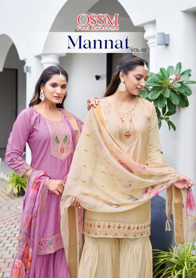 MANNAT VOL 22 BY OSSM DESIGNER ROMA SILK SALWAR SUIT WHOLESALER IN INDIA